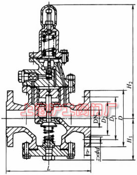 Y43H-25 ���Ȍ�����ʽ�����p���y���μ��Y���ߴ�ʾ��D