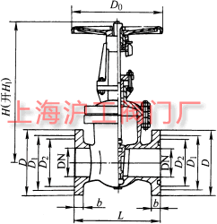 Z41Y �� 150(Lb)~600(Lb) ���m�l�y��Ҫ���μ��Y(ji��)��(g��u)�ߴ�ʾ��D